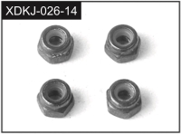 Absima M2.5 Nut (4) (J-026-14)