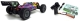 3S Buggy Neon Furry purple 4WD BL RTR - 1:12