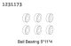 Absima Kugellager 5*11*4 (6) (1231173)