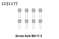 Absima Pinschrauben M4*11.5 (8) (1231177)