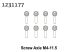 Absima Pinschrauben M4*11.5 (8) (1231177)