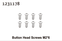 Absima Kopfschrauben M2*6 (8) (1231178)