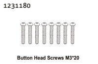Absima Kopfschrauben M3*20 (8) (1231180)