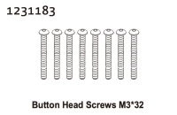 Absima Kopfschrauben M3*32 (8) (1231183)