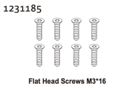 Absima Senkkopfschrauben M3*16 (8) (1231185)