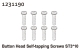 Absima Kopfschrauben ST3*10 (8) (1231190)