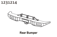 Absima Heck Bumper CR4.4 PATROL (1231214)