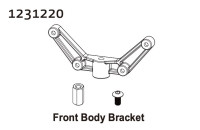 Absima Karosseriehalter vorne CR4.4 PATROL (1231220)