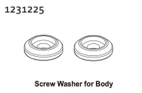 Absima Karosserie-Beilagscheiben (2) CR4.4 PATROL (1231225)