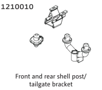 Absima Body and Wing Mount Set (1210010)