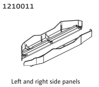 Absima Side Panels Buggy L/R (1210011)
