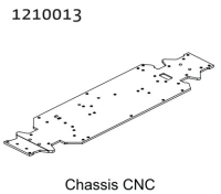 Absima Aluminum Chassis Plate (1210013)