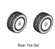 Absima Rear Pre-glued Tire Set - Buggy (2) (1210019)