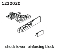 Absima Front Chassis Support Set (1210020)