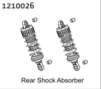 Absima Alu Rear Shocks - Buggy (2) (1210026)