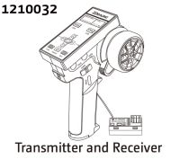 Absima Transmitter & Receiver Set with Gyro (1210032)