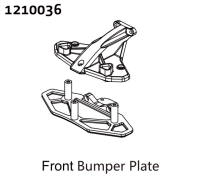 Absima Front Bumper Mounting Set (1210036)