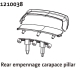 Absima Rear Wing & Body Mount - Rally (1210038)