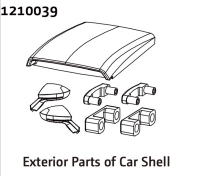 Absima Rally Body Accessories Set (1210039)