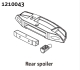 Absima Rear Bumper and Muffler (1210043)