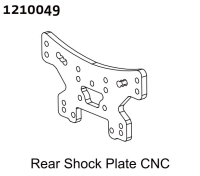 Absima Alu Rear Shock Tower - Rally (1210049)