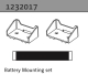 Absima Batteriehalterung und Glettband (1232017)