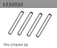 Absima Pins 3*63mm (4) (1232032)