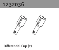 Absima Differentialmitnehmer (2) (1232036)