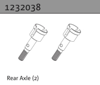 Absima Hinterachse (2) (1232038)