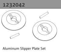 Absima Aluminium Slipperplattenset (1232042)