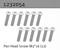 Absima Linsenkopfschraube M3*16 (10) (1232054)