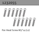 Absima Linsenkopfschraube M3*14 (18) (1232055)