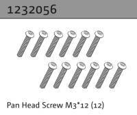 Absima Linsenkopfschraube M3*12 (22) (1232056)