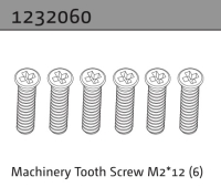 Absima Maschinenschraube M2*12 (6) (1232060)