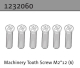 Absima Maschinenschraube M2*12 (6) (1232060)