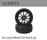 Absima Onroad R?derset schwarz (4) (1232071)