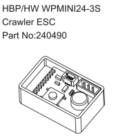 Absima HBP/HW WPMINI24-3S Crawler ESC (HBP240490)