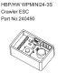 Absima HBP/HW WPMINI24-3S Crawler ESC (HBP240490)