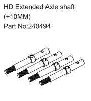 Absima HD Extended Axle shaft ( +10MM ) (HBP240494)