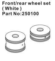 Absima Front/Rear Wheel Set (C1) (HBP250100)