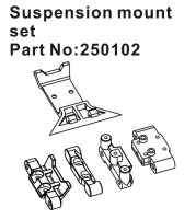 Absima Suspension Mount Set (HBP250102)