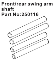 Absima Front/Rear Swing Arm Shafts (HBP250116)