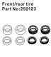 Absima Front/Rear Tires (2) (HBP250123)