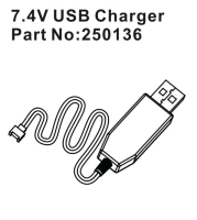 Absima 7.4V USB Charger (HBP250136)