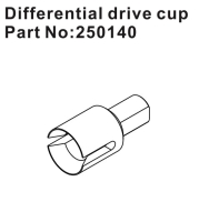 Absima Differential Drive Cups (2) (HBP250140)