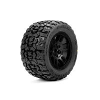 Pro-Line Racing - Jaeger Front/Rear MT Tires MTD 12mm Black Split Six (2): ARRMA MINI KRATON (PRO1034610)