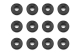 Hobbytech - Xmid plastic washers set (IM-MID-031)
