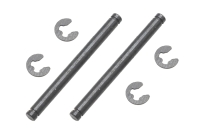 Hobbytech - Xmid front knuckle axle+clips (x2) (IM-MID-039)