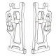 MJX - Querlenker hinten unten (MX-14250B)