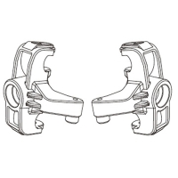 MJX - Radträger (Links und Rechts) (MX-14230B)